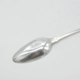 Georgian Irish Sterling Silver Fiddle Pattern Serving Spoon 1808 Dublin W. Peter