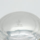 Scottish George IV Sterling Silver Cut Glass Trinket Pot Antique 1830 Edinburgh