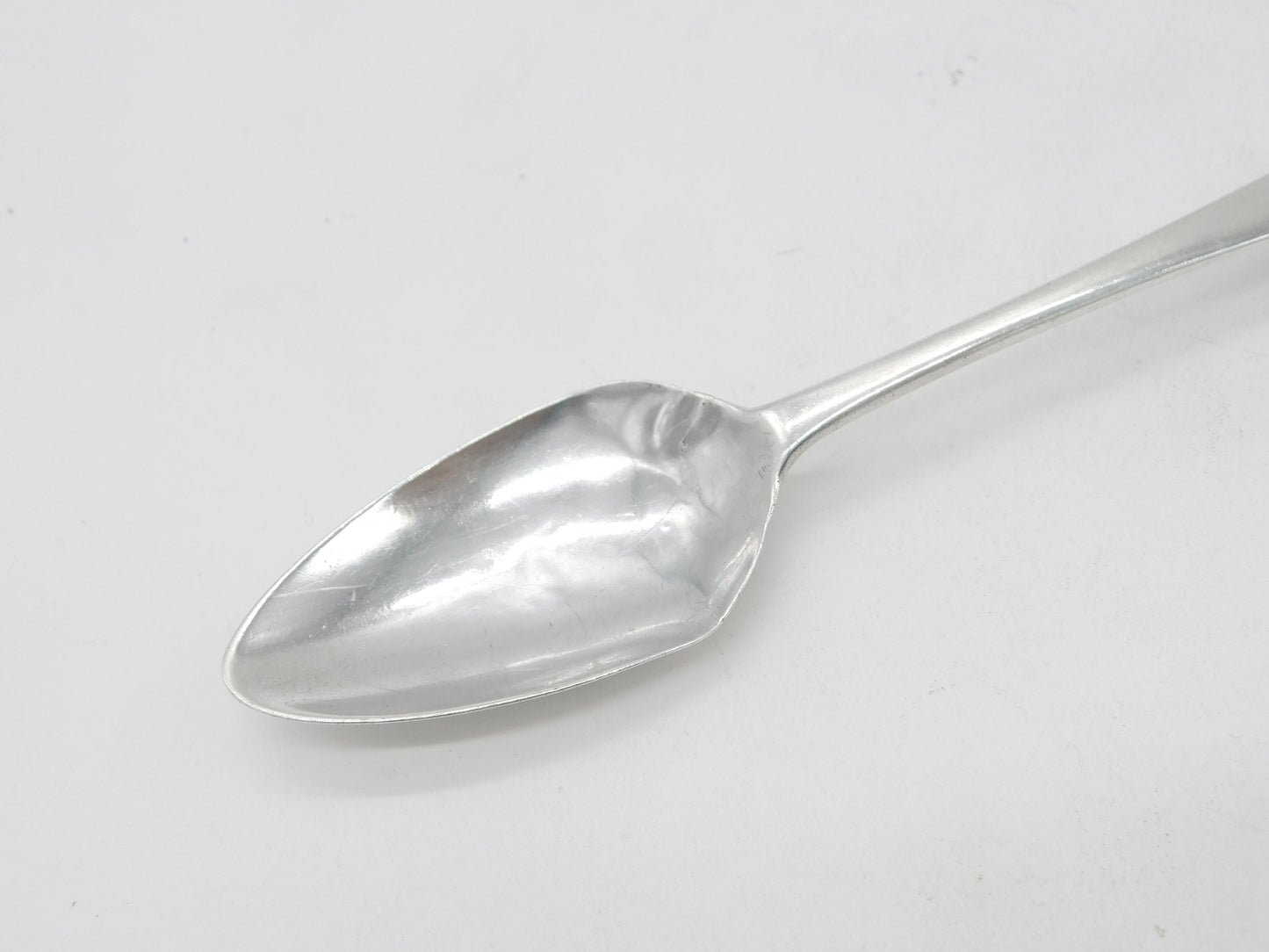 Georgian Irish Sterling Silver Celtic Point Spoon Crested Antique 1807 Dublin