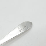 Georgian Irish Sterling Silver Celtic Point Spoon Crested Antique 1807 Dublin