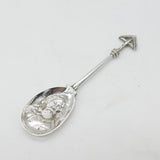 Victorian Sterling Silver Garibaldi Bowl Religious Cross Spoon 1891 London