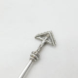 Victorian Sterling Silver Garibaldi Bowl Religious Cross Spoon 1891 London