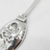 Victorian Sterling Silver Garibaldi Bowl Religious Cross Spoon 1891 London