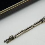 George III 9ct Gold & Silver Graduating Old-Cut Diamond Bracelet Antique c1790