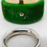 .950 Platinum & 0.2ct Natural Ruby Eternity Ring Vintage 2008 Edinburgh