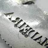 George III Sterling Silver Floral Madeira Decanter Label Antique 1817 London