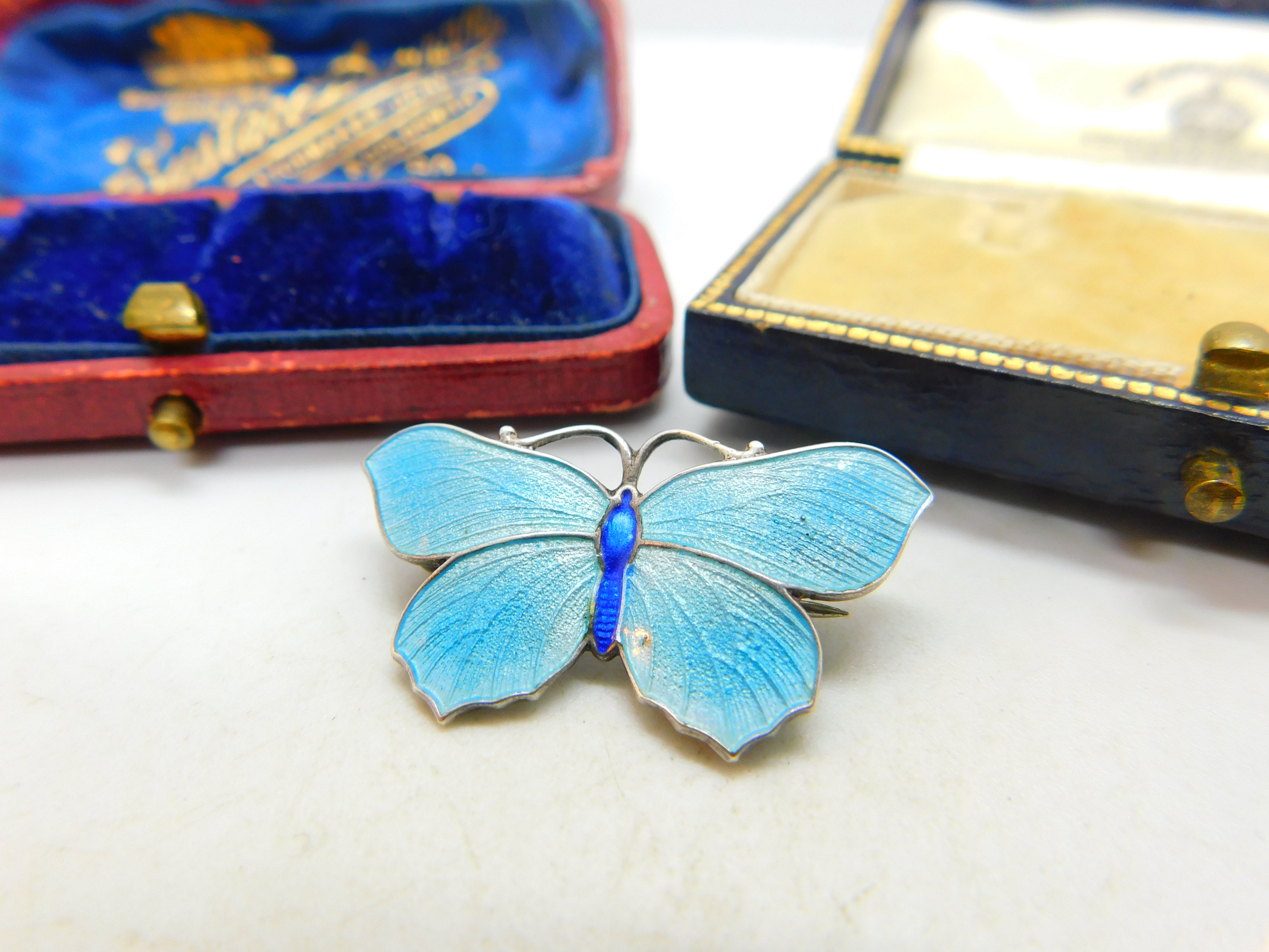 Sterling silver butterfly 2025 brooch pin