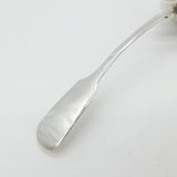 Victorian Sterling Silver Large Barrel Form Sugar Scoop 1861 Exeter Antique