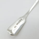 Victorian Sterling Silver Large Barrel Form Sugar Scoop 1861 Exeter Antique