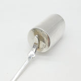 Victorian Sterling Silver Large Barrel Form Sugar Scoop 1861 Exeter Antique