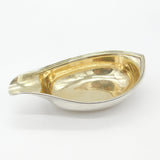 Georgian Sterling Silver Christening Pap Boat Gilt Interior 1798 London J. Emes