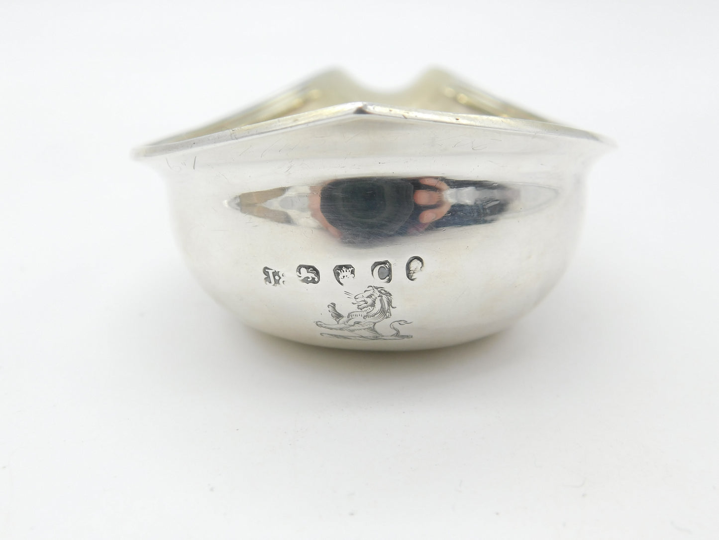 Georgian Sterling Silver Christening Pap Boat Gilt Interior 1798 London J. Emes