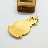 Gold Plated Enamel Royal Over-Seas League Chairman Medal by Garrard's c1990