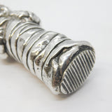 19th Century Dutch Sterling Silver Baby with Bonnet Vesta Case Antique c1880s
