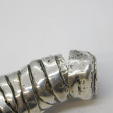19th Century Dutch Sterling Silver Baby with Bonnet Vesta Case Antique c1880s