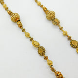 18th Century Spanish Colonial Philippines 18ct Yellow Gold Tamborin Reliquary Necklace c1750