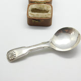 Georgian Sterling Silver Tea Caddy Spoon 1827 Birmingham George Unite Antique