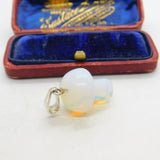 Opal Mushroom Sterling Silver Bale Pendant or Charm Vintage Art Deco