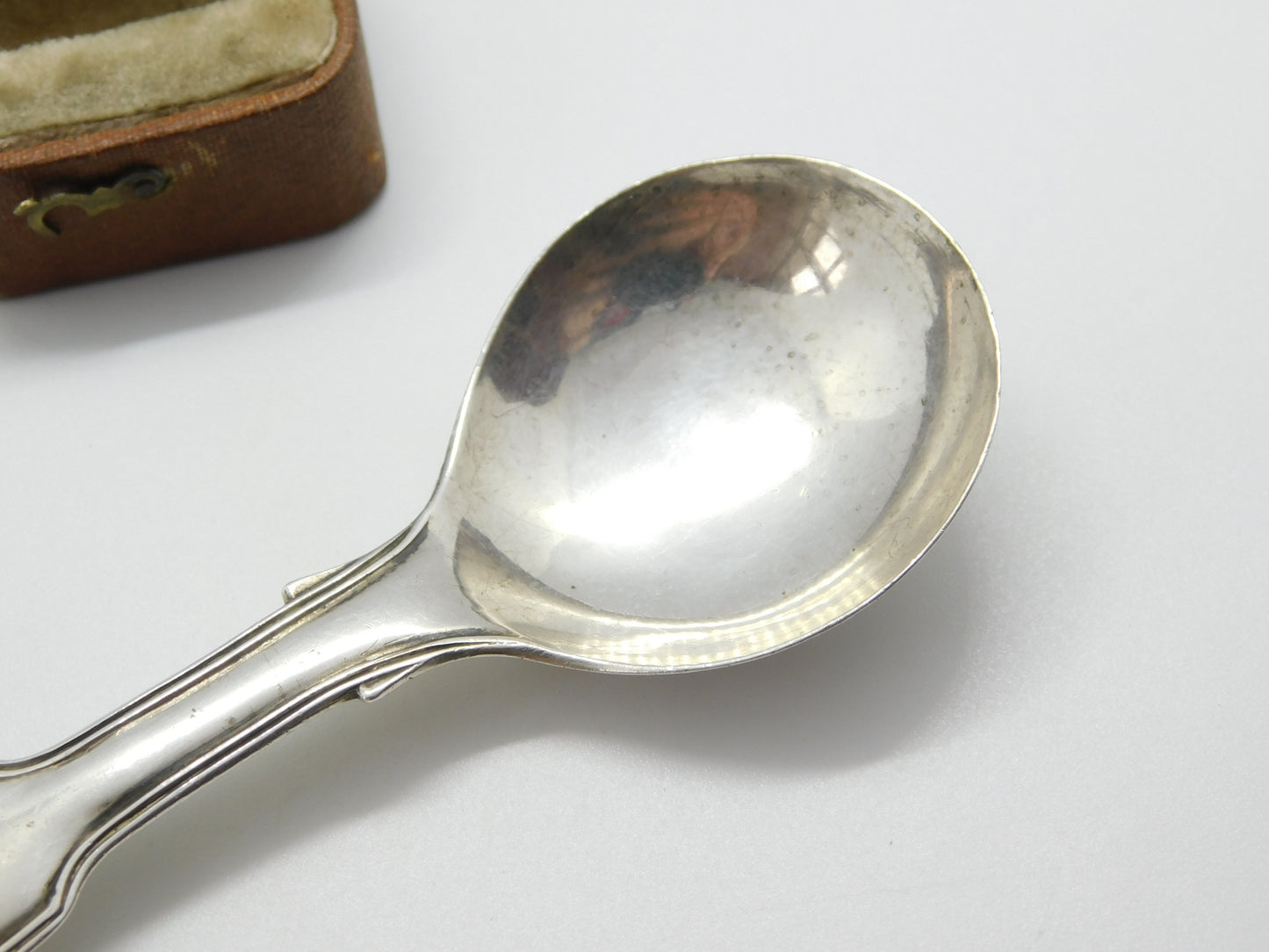 Georgian Sterling Silver Tea Caddy Spoon 1827 Birmingham George Unite Antique