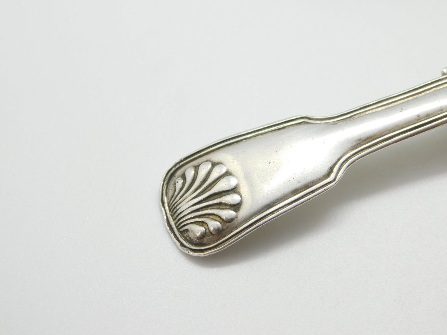 Georgian Sterling Silver Tea Caddy Spoon 1827 Birmingham George Unite Antique