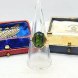 Mystic Topaz in 9ct Yellow Gold Ring Vintage 1977 Size N UK