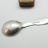 Georgian Sterling Silver Tea Caddy Spoon 1827 Birmingham George Unite Antique