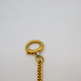 Victorian 18ct Yellow Gold & Platinum Curb Link Albert Watch Chain Antique c1890