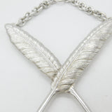 Edwardian Large Sterling Silver Masonic Jewel Quill Pen Medal 1904 London