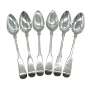 New Brunswick George III Set of Sterling Silver Teaspoons Antique John Munro