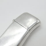 Modernist Sterling Silver Wave Pattern Long Vesta Case 1999 Sheffield Vintage