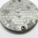 King William IV Metal Bread Reform Riots & Act Commemorative Medal 1831 Antique