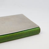Sterling Silver & Green Bakelite Set Cigarette Case Antique 1928 London