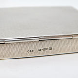 Sterling Silver & Green Bakelite Set Cigarette Case Antique 1928 London
