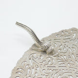 Early Georgian Sterling Silver Dolphin Form Trowel or Fish Slice 1768 London Antique