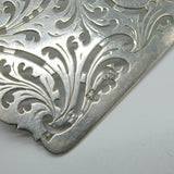 Early Georgian Sterling Silver Dolphin Form Trowel or Fish Slice 1768 London Antique