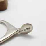 Edwardian Sterling Silver Wishbone Sugar Tongs 1902 Birmingham Antique
