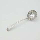Georgian Sterling Silver Lion with Cross Crested Caster Spoon c1780 Antique