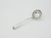 Georgian Sterling Silver Lion with Cross Crested Caster Spoon c1780 Antique