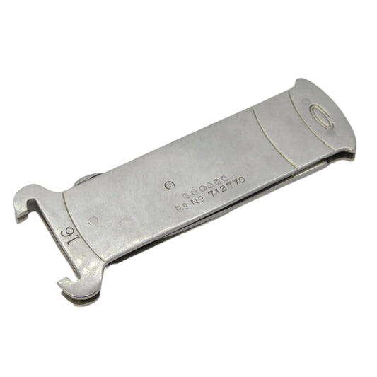 Early 20th Century Silver Plated Cartridge Form Multi-Tool Antique c1920 Deco