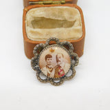 Charles Horner Sterling Silver King Edward VII Coronation Brooch 1901 Chester