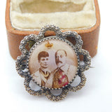 Charles Horner Sterling Silver King Edward VII Coronation Brooch 1901 Chester