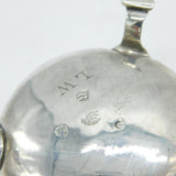 George III Pair of Sterling Silver Salt Cellars Antique 1772 London