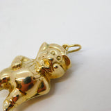 Georg Jensen 9ct Yellow Gold Cartoon Pig Charm Pendant Vintage 1967 London
