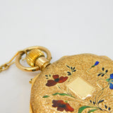 Victorian 14ct Gold Cased & Enamel Ladies Pocket Watch Antique c1890