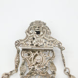 Victorian Sterling Silver Art Nouveau Classical Sewing Chatelaine c1890 London