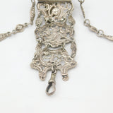 Victorian Sterling Silver Art Nouveau Classical Sewing Chatelaine c1890 London