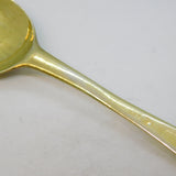 Queen Anne Britannia Silver Gilded Dog-Nose Teaspoon Antique 1702 London