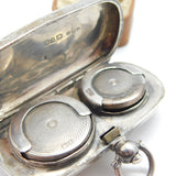 Edwardian Sterling Silver Ivy Leaf Double Sovereign Case 1904 Chester Antique