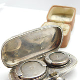 Edwardian Sterling Silver Ivy Leaf Double Sovereign Case 1904 Chester Antique