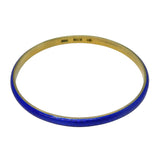 Marius Hammer Norwegian .930 Silver & Enamel Bangle Bracelet Antique c1920s